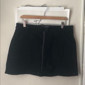 Madewell mini jean skirt